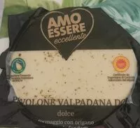 Mängden socker i Provolone Valpadana DOP dolce con origano