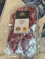 Mängden socker i Salame di varzi dop