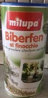 Mängden socker i Biberfen al finocchio