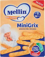 Mängden socker i Baby forno minigrix specificIGPe l'infanzia