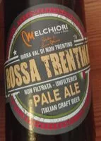 Mängden socker i Birra rRoen, rossa trentina non filtrata