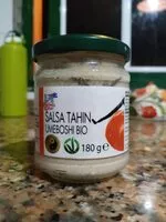 Mängden socker i Salsa tahin umeboshi bio