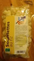 Mängden socker i Soufflettes au Maïs Riz 50g