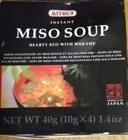 Mängden socker i Miso soup