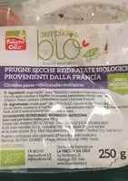 Mängden socker i Prugne secche reidratate biologiche