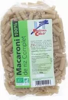 Mängden socker i Macaroni Riz Complet Sans Gluten