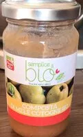Mängden socker i Composta di mele cotogne bio