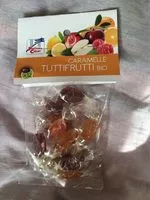Mängden socker i Caramelle tuttifrutti bio