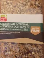 Mängden socker i Crispbread integrali all’avena con semi di chia