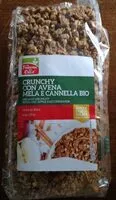Mängden socker i Crunch con avena mela e cannella bio