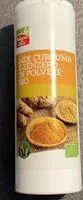 Mängden socker i Mix curcuma e zanzero in polvere bio