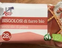 Mängden socker i Bisgolosi di farro