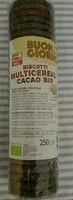 Mängden socker i Biscotti multicereali cacao bio
