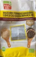 Mängden socker i Snack-mini crispbread amaranto e semi di chia bio