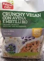 Mängden socker i Crunchy vegan con avena e mirtilli bio
