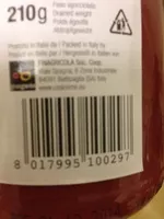 Mängden socker i dattorino rosso intero in succo