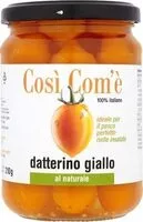 Mängden socker i Com'è Yellow Datterino Tomato in Water