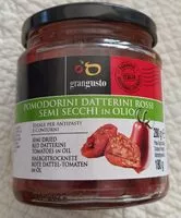 Mängden socker i Pomodorini datterini rossi semi secchi in olio