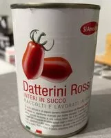 Mängden socker i Datterini rossi