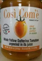 Mängden socker i Whole yellow Satterfield tomaties