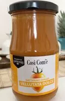 Mängden socker i Vellutata dolce