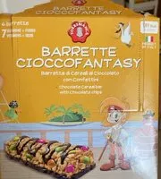 Mängden socker i Barrette cioccofantasy
