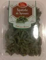 Mängden socker i Spätzle di spinaci
