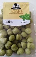 Mängden socker i Gnocchi di patate al basilico