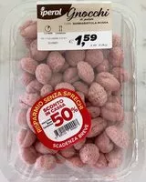 Mängden socker i Gnocchi di patate con barbabietola rossa