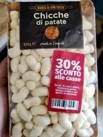 Mängden socker i Chicchi di patate