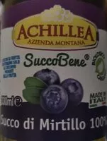 Mängden socker i Succo di mirtillo 100%