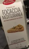 Mängden socker i Focaccia Mediterranea