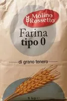 Mängden socker i Farina tipo 0 di grano tenero