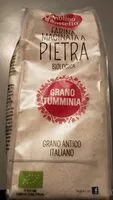 Mängden socker i Farina macinata a pietra grano tumminia