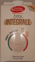 Mängden socker i Farina di grano tenero integrale