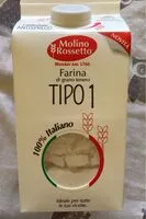 Mängden socker i Farina di grano tenero di tipo 1