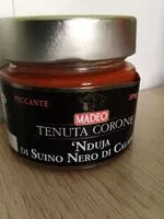 Mängden socker i Nduja di suino nero di Calabria