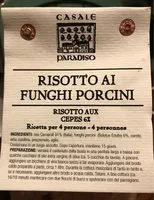 Mängden socker i Risotto - Steinpilz