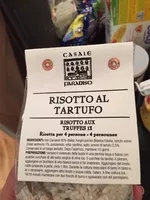 Mängden socker i Risotto al Tartufo
