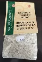 Mängden socker i Risotto al tartufo estivo