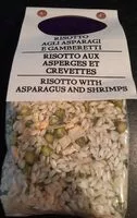 Mängden socker i Risotto algi asparagi E gamberetti