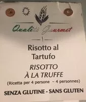 Mängden socker i Risotto al Tartufo. Risotto à la truffe