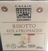 Mängden socker i Risotto aux 4 fromages