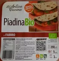 Mängden socker i Piadina bio di farro