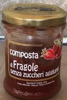 Mängden socker i Composta di fragole senza zuccheri aggiunti
