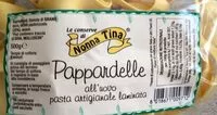 Mängden socker i Pappardelle all’uovo