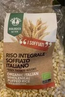 Mängden socker i Riso integrale soffiato italiano