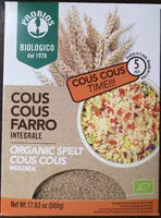 Mängden socker i organic spelt couscous