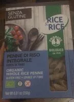 Mängden socker i Penne di riso integrale
