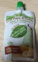 Mängden socker i Polpa con pera e banana